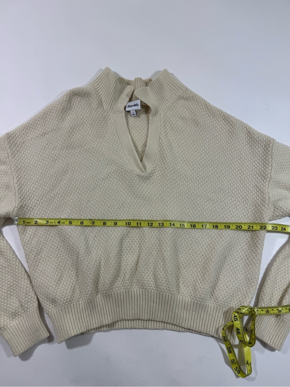 Sunday Best Aritzia Lottie Sweater Ivory - Picture 8 of 9